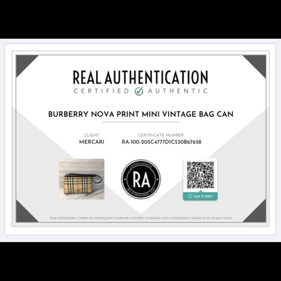 **SOLD Burberry Nova Print Authentic Mini  Bag GUC - Picture 14 of 16